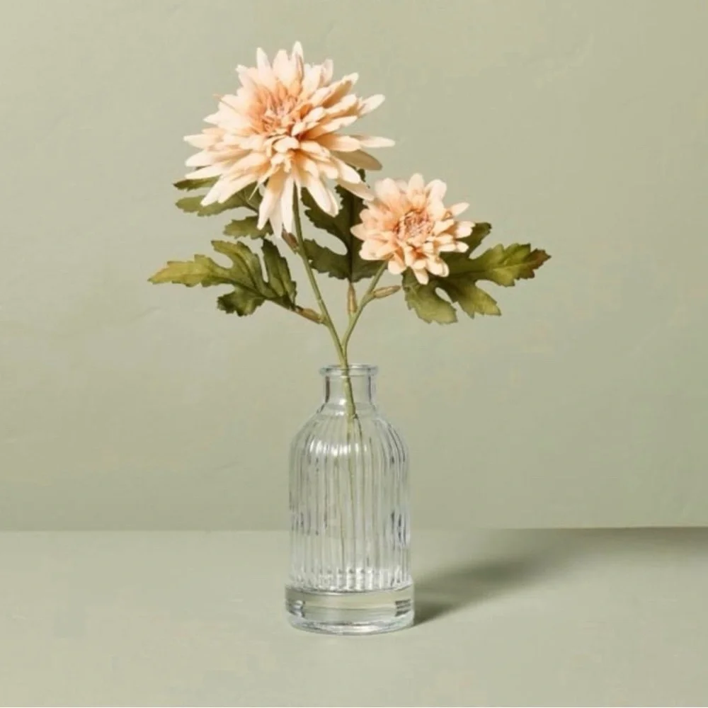 11” Faux Mini Orange Daisy Flower Arrangement - Hearth & Hand with Magnolia